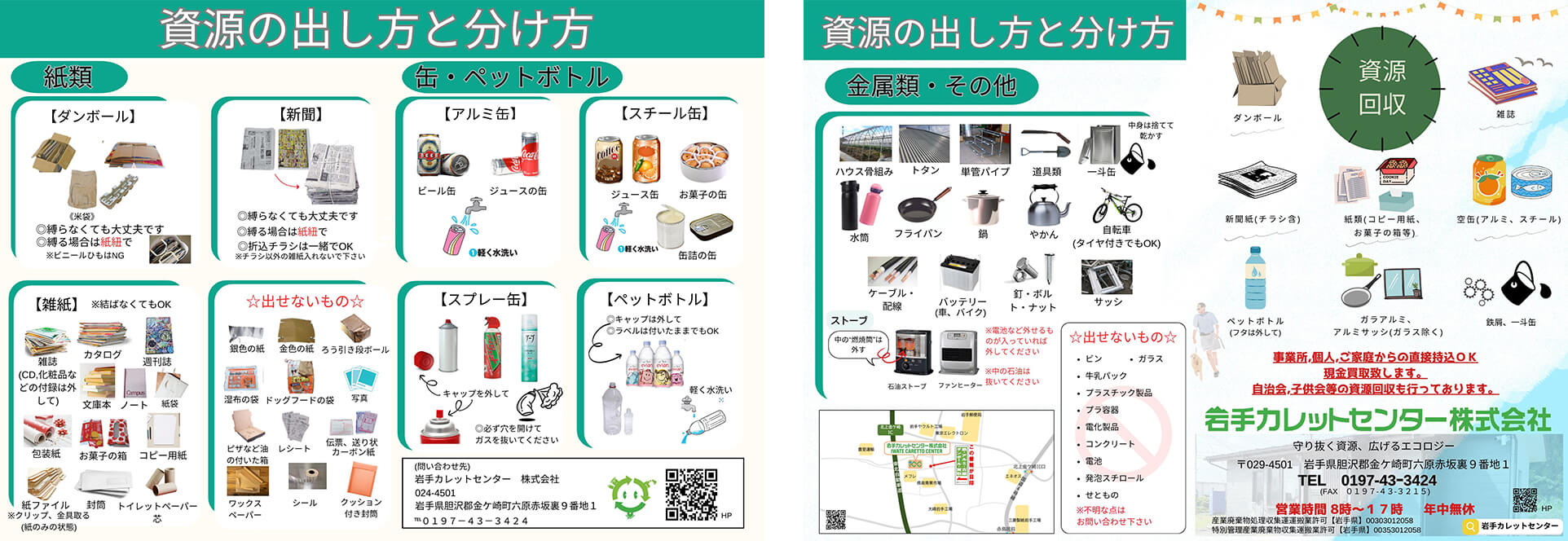 資源の出し方と分け方